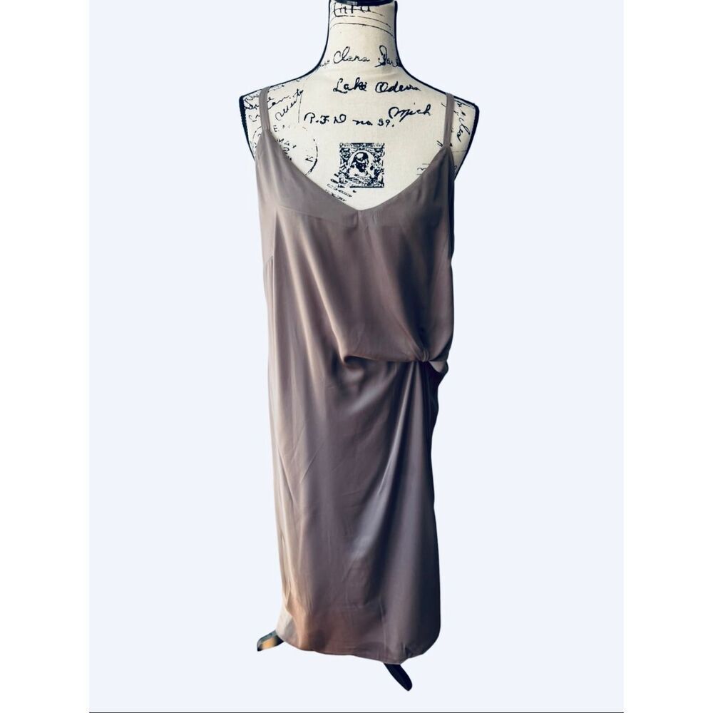NWT City Chic Refinity Gathered Up Dress Pebble Plus Size XXS / 12 Midi Draped
